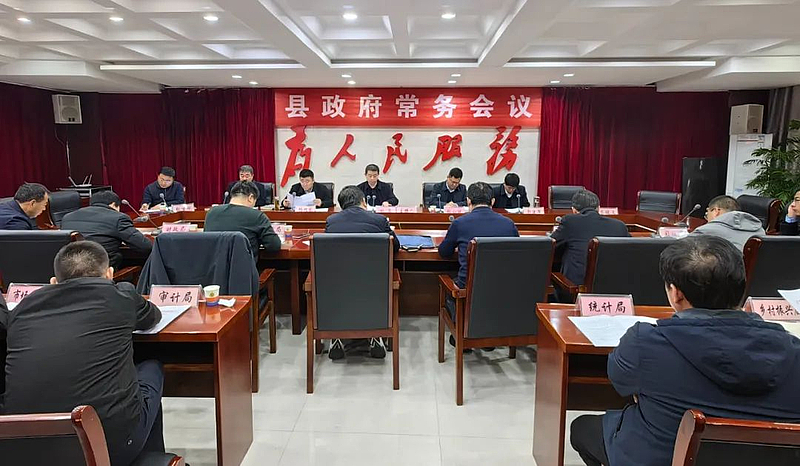 县政府召开2024年第三次常务会议